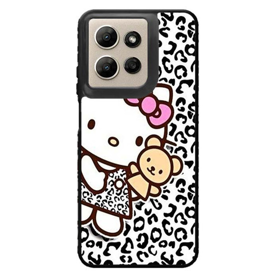 hello kitty leopard background Motorola Moto G Power 2026 Case