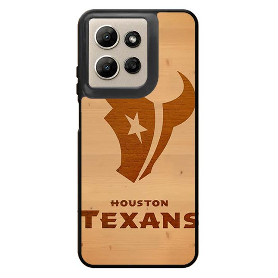 houston texans wood Motorola Moto G Power 2026 Case
