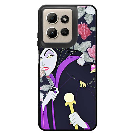 Maleficent evil face floral Motorola Moto G Power 2026 Case