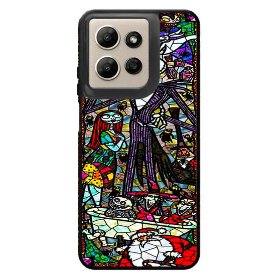Nightmare before christmas stained glass Motorola Moto G Power 2026 Case