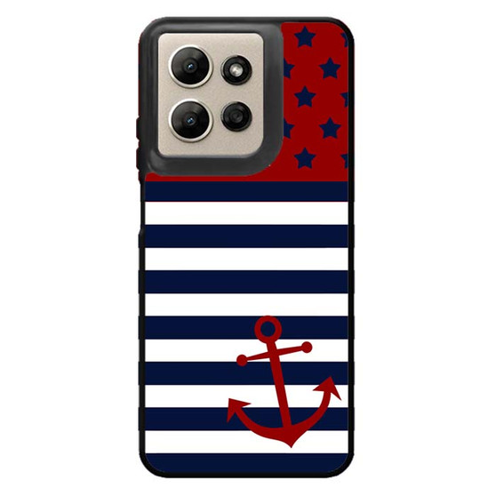 reverse american flag anchor Motorola Moto G Power 2026 Case