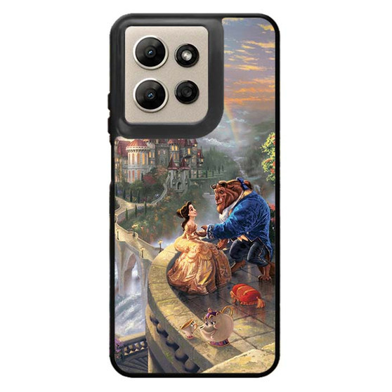 romantic beauty and the beast in their castle Motorola Moto G Power 2026 Case