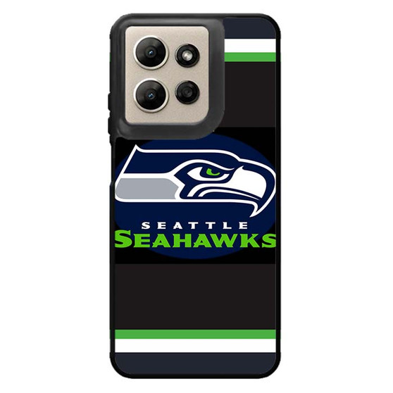 Seattle seahawks logo green strip Motorola Moto G Power 2026 Case
