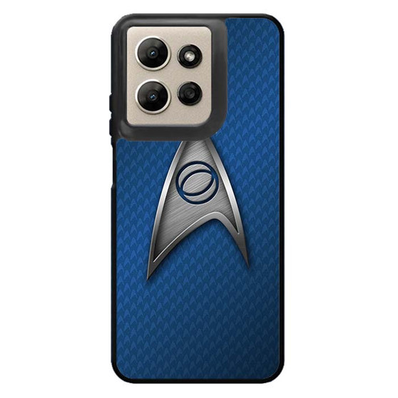 Star Trek Logo Blue Metal Motorola Moto G Power 2026 Case