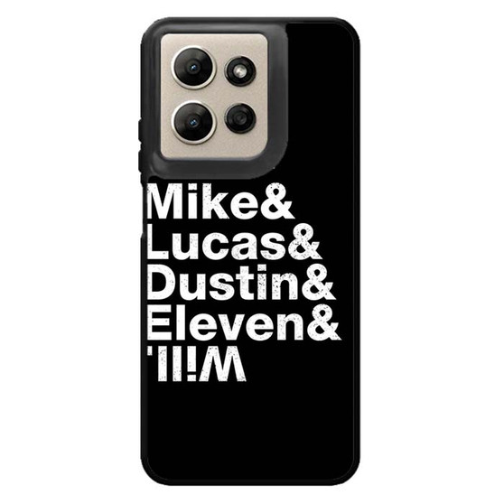 Stranger Things Mike Lucas Dustin Eleven Will Motorola Moto G Power 2026 Case