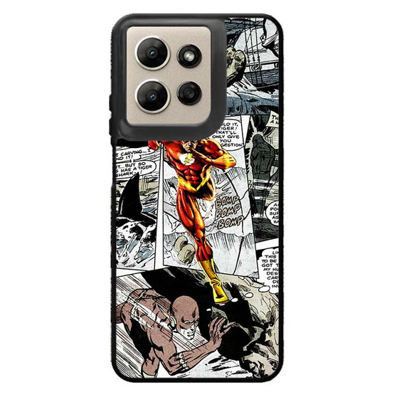 The Flash in Comic Motorola Moto G Power 2026 Case