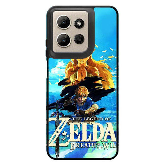 The Legend of Zelda Breath of the Wild Link and Zelda Motorola Moto G Power 2026 Case