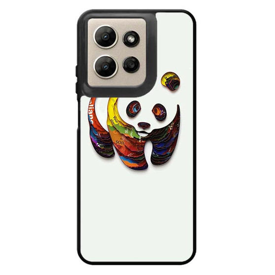 WWF Panda Colour Pattern Motorola Moto G Power 2026 Case