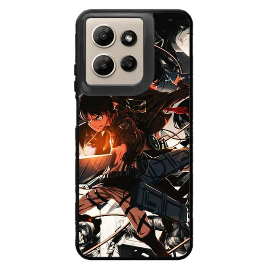 Attack on Titan Eren and Mikasa Motorola Moto G Power 2026 Case