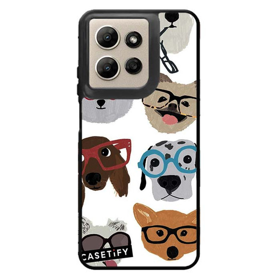 Cute Glasses Dog Motorola Moto G Power 2026 Case
