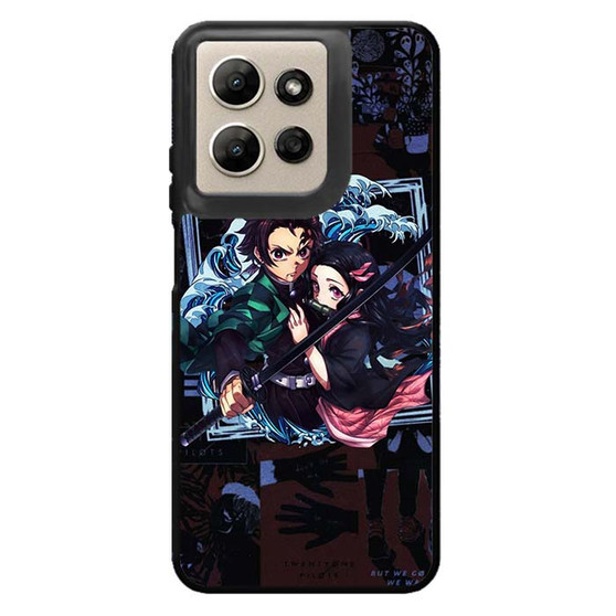 Kimetsu No Yaiba Tanjiro Protecting Nezuko Motorola Moto G Power 2026 Case