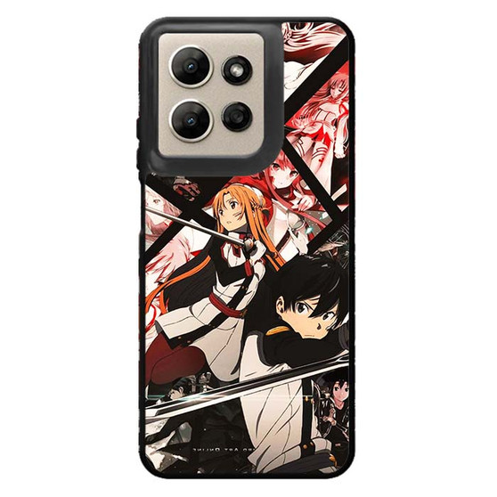 Sword Art Online Kirito & Asuna In Comic Art Motorola Moto G Power 2026 Case