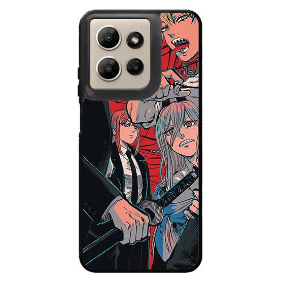Aku Denji Power and Makima Motorola Moto G Power 2026 Case
