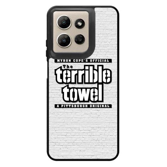 The Terrible Towel Pittsburgh Steelers in Brick Motorola Moto G Power 2026 Case