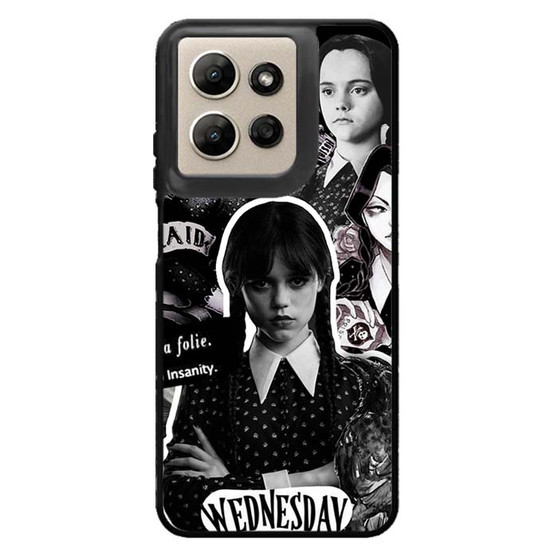 Wednesday The Addams Familly Collage Motorola Moto G Power 2026 Case