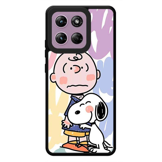 Charlie And Snoopy Hugging Motorola Moto G Stylus 2026 Case