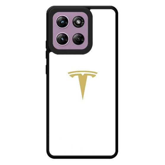 Tesla white Motorola Moto G Stylus 2026 Case
