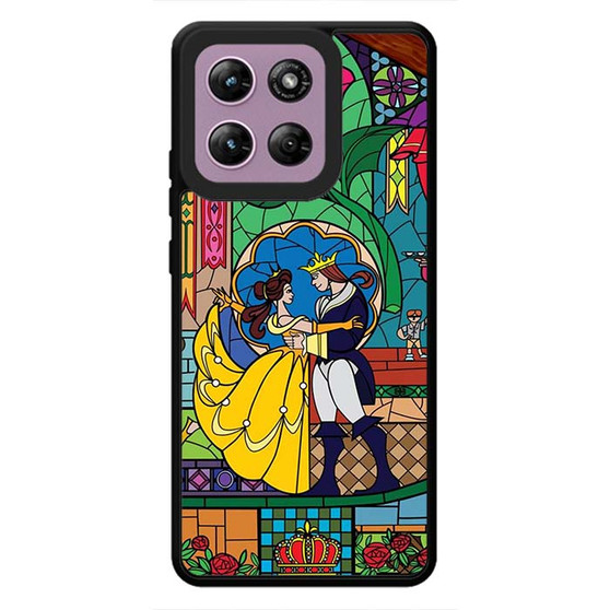 belle and beast prince stained glass Motorola Moto G Stylus 2026 Case
