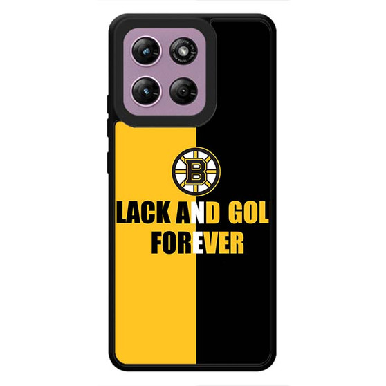 Boston Bruins Black And Gold Forever Motorola Moto G Stylus 2026 Case