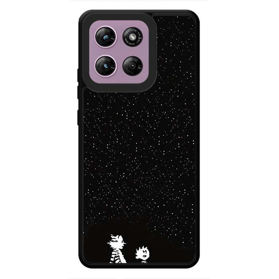 Calvin and Hobbes Under The Night Sky Motorola Moto G Stylus 2026 Case