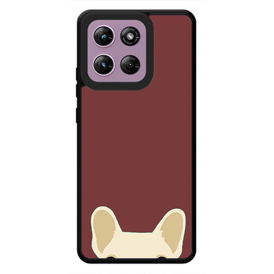 Cute French Bulldog Dark Red Motorola Moto G Stylus 2026 Case