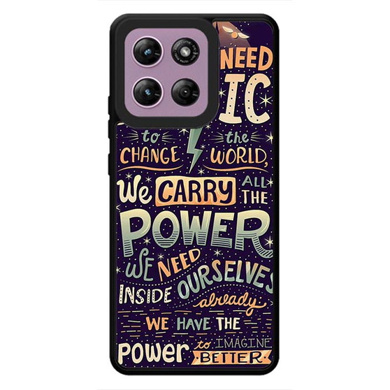 J.K. Rowling Quotes Motorola Moto G Stylus 2026 Case