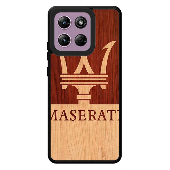 maserati wood Motorola Moto G Stylus 2026 Case