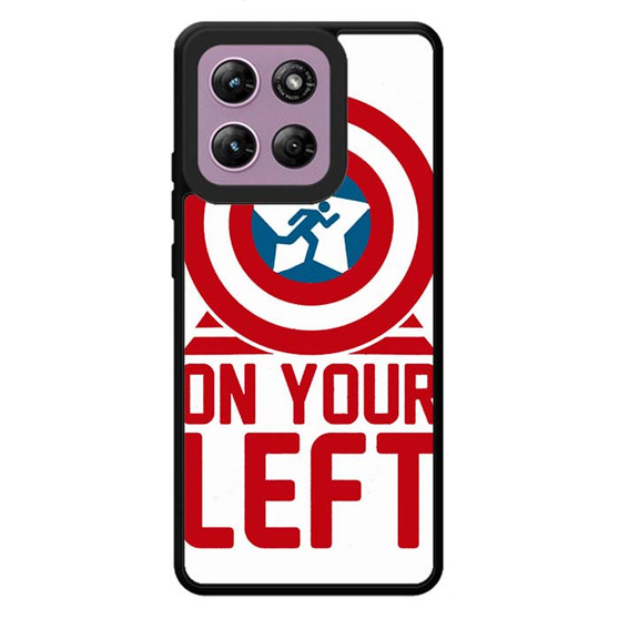On your left captain america Motorola Moto G Stylus 2026 Case