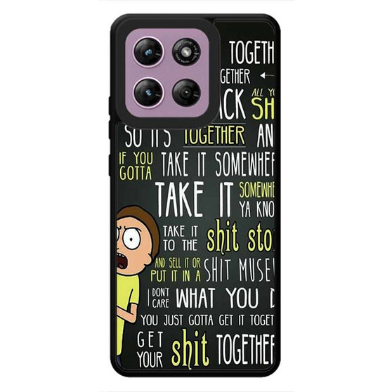 Rick And Morty Quotes Motorola Moto G Stylus 2026 Case
