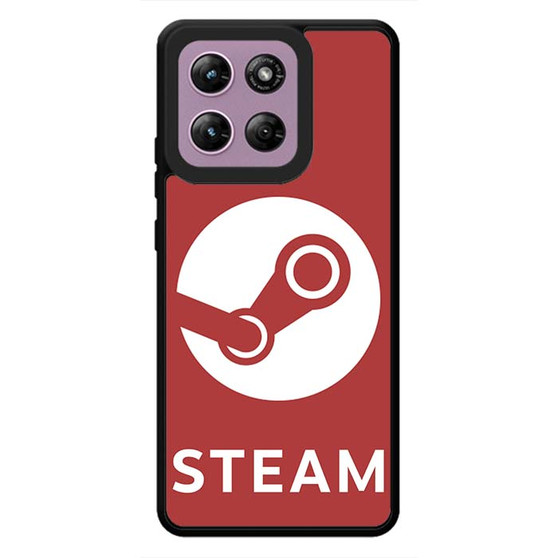 Steam Logo Red Motorola Moto G Stylus 2026 Case