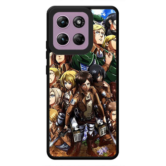 Attack on Titan All Characters Motorola Moto G Stylus 2026 Case
