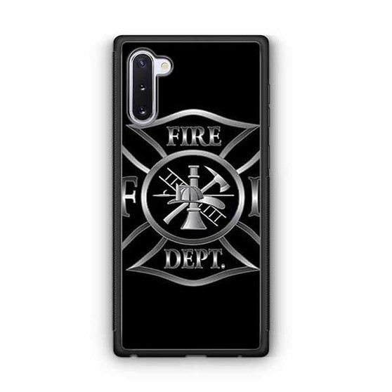 Firefighter silver crest Samsung Galaxy Note 10 Case