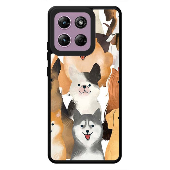 Cute Dogs Collage Motorola Moto G Stylus 2026 Case