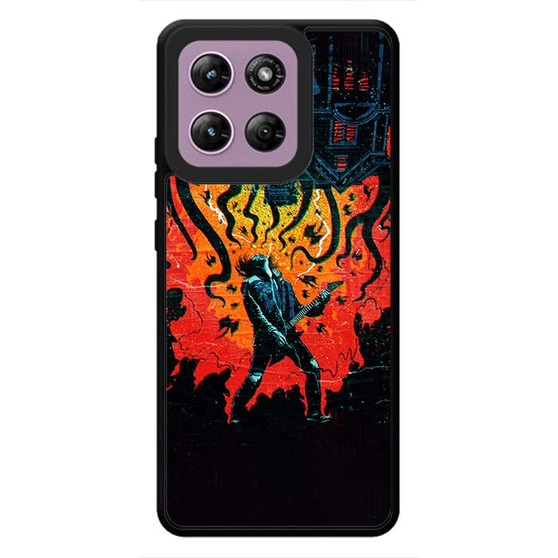 Stranger Things Eddie Munson Playing Guitar Motorola Moto G Stylus 2026 Case