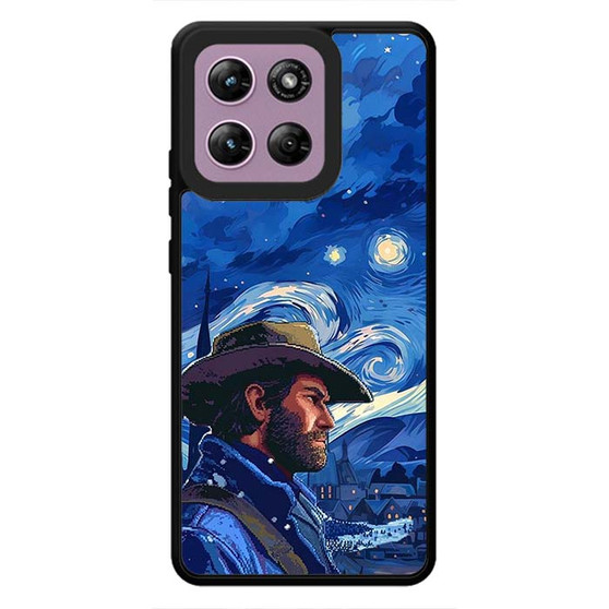 Red Dead Redemption II Arthur Starry Night Motorola Moto G Stylus 2026 Case
