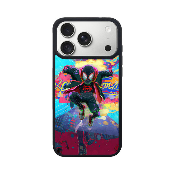 Spiderman Across the Spider Verse Miles Morales in Gravity iPhone 18 Pro/ iPhone 18 Pro Max Case