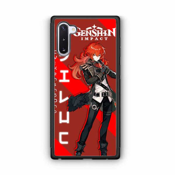 Genshin Impact Diluc Samsung Galaxy Note 10 Case