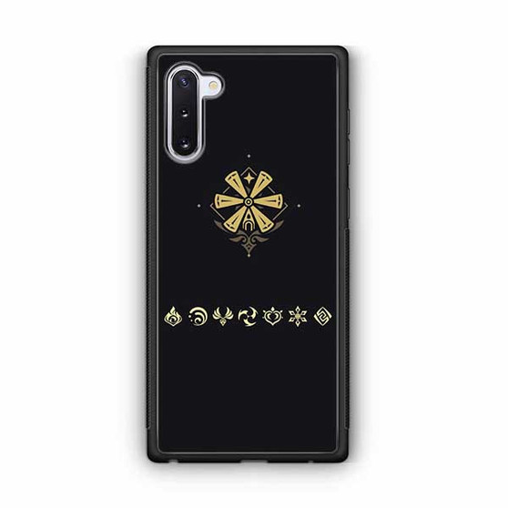 Genshin Impact Minimalist Samsung Galaxy Note 10 Case