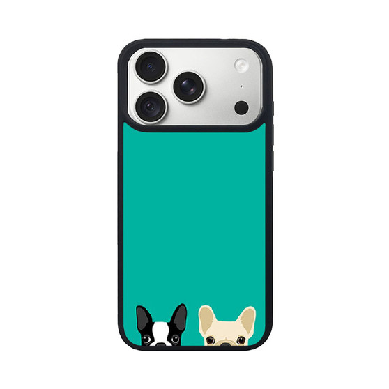 Watching Boston Terrier & French Bulldog iPhone 18 Pro/ iPhone 18 Pro Max Case