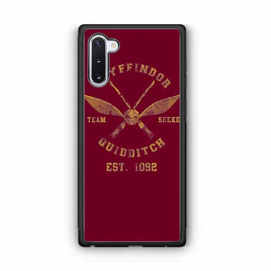 gryffindor-quidditch-seeker Samsung Galaxy Note 10 Case