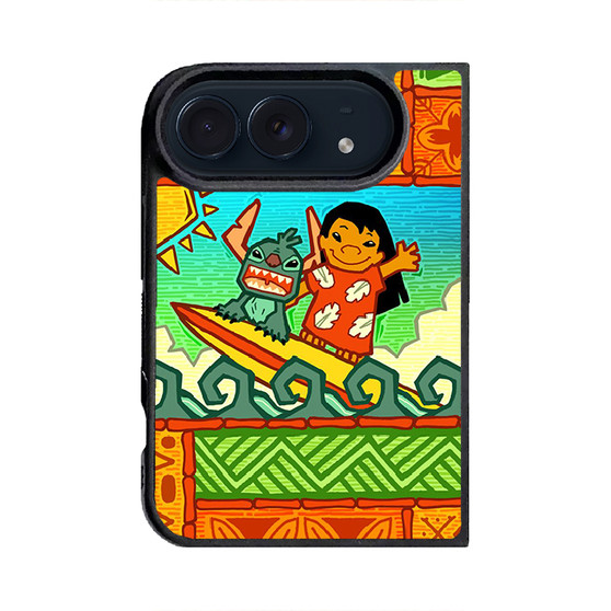 Lilo And Stitch Hawaiian Art iPhone Duo Case