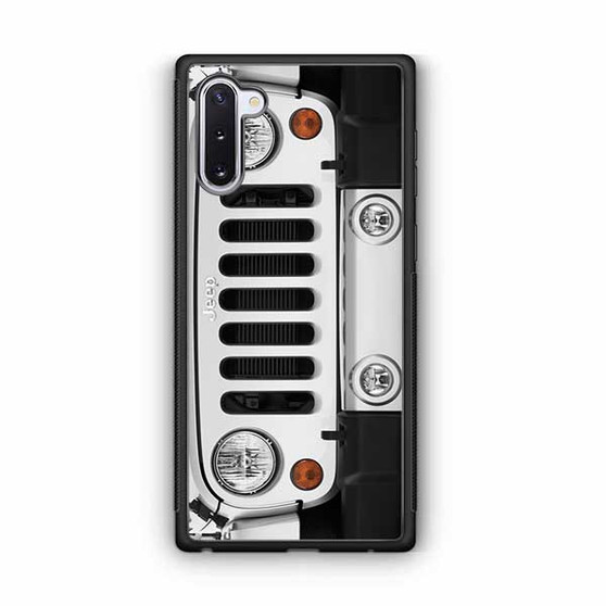 Jeep Wrangler White Samsung Galaxy Note 10 Case