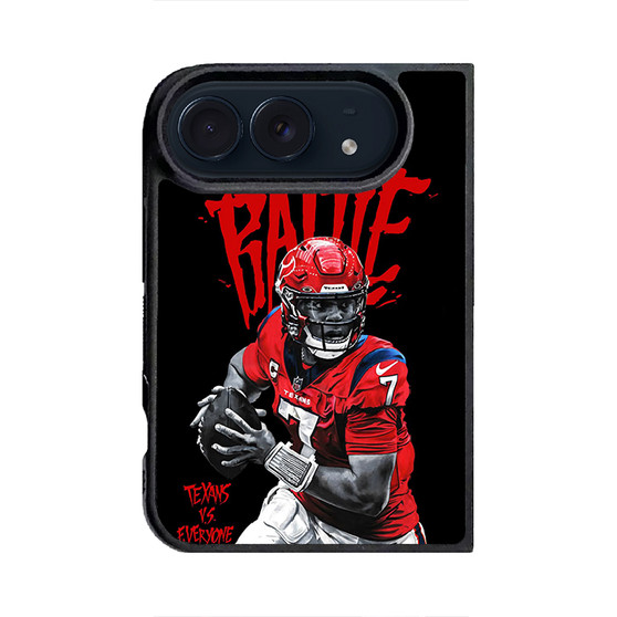 CJ Stroud Battle Red Texans iPhone Duo Case