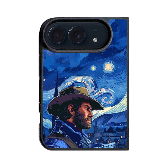 Red Dead Redemption II Arthur Starry Night iPhone Duo Case
