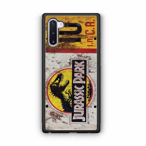 jurassic park ticket Samsung Galaxy Note 10 Case