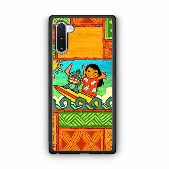 Lilo And Stitch Hawaiian Art Samsung Galaxy Note 10 Case