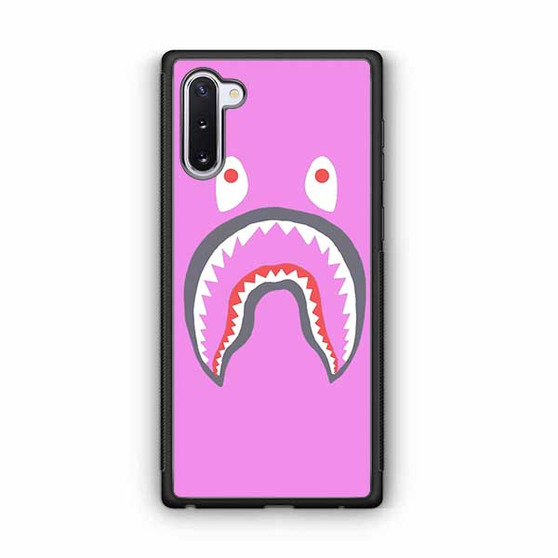 Pink Bape Shark Samsung Galaxy Note 10 Case