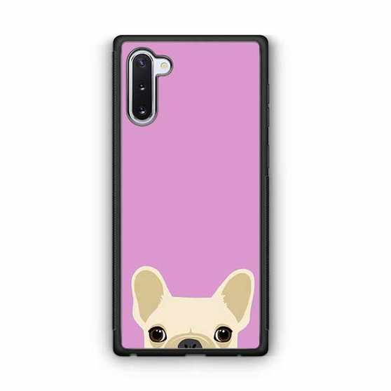 pink french bulldog Samsung Galaxy Note 10 Case