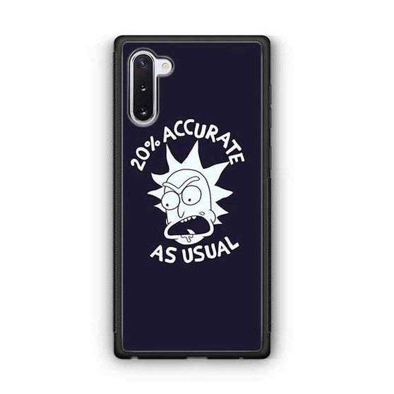 Rick and Morty 20 Persen Accurate GT Samsung Galaxy Note 10 Case