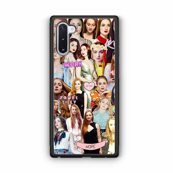 sophie turner collage Samsung Galaxy Note 10 Case